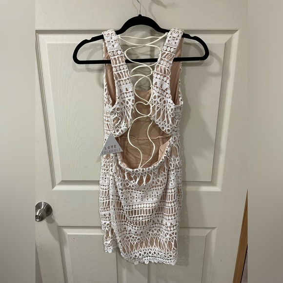 Love Triangle Lace Strappy Dress - Picture 2 of 2